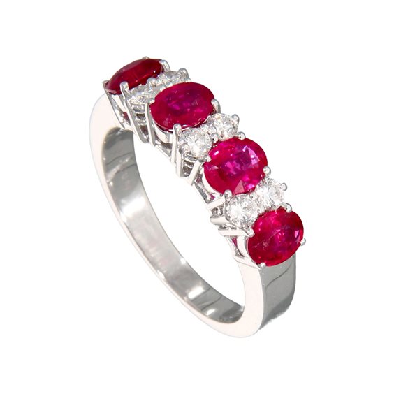 Ringe Crivelli Dame RUBINO in Weißgold Rubino 1.70 Ct 230-338-248 RB - 230-338-248 RB